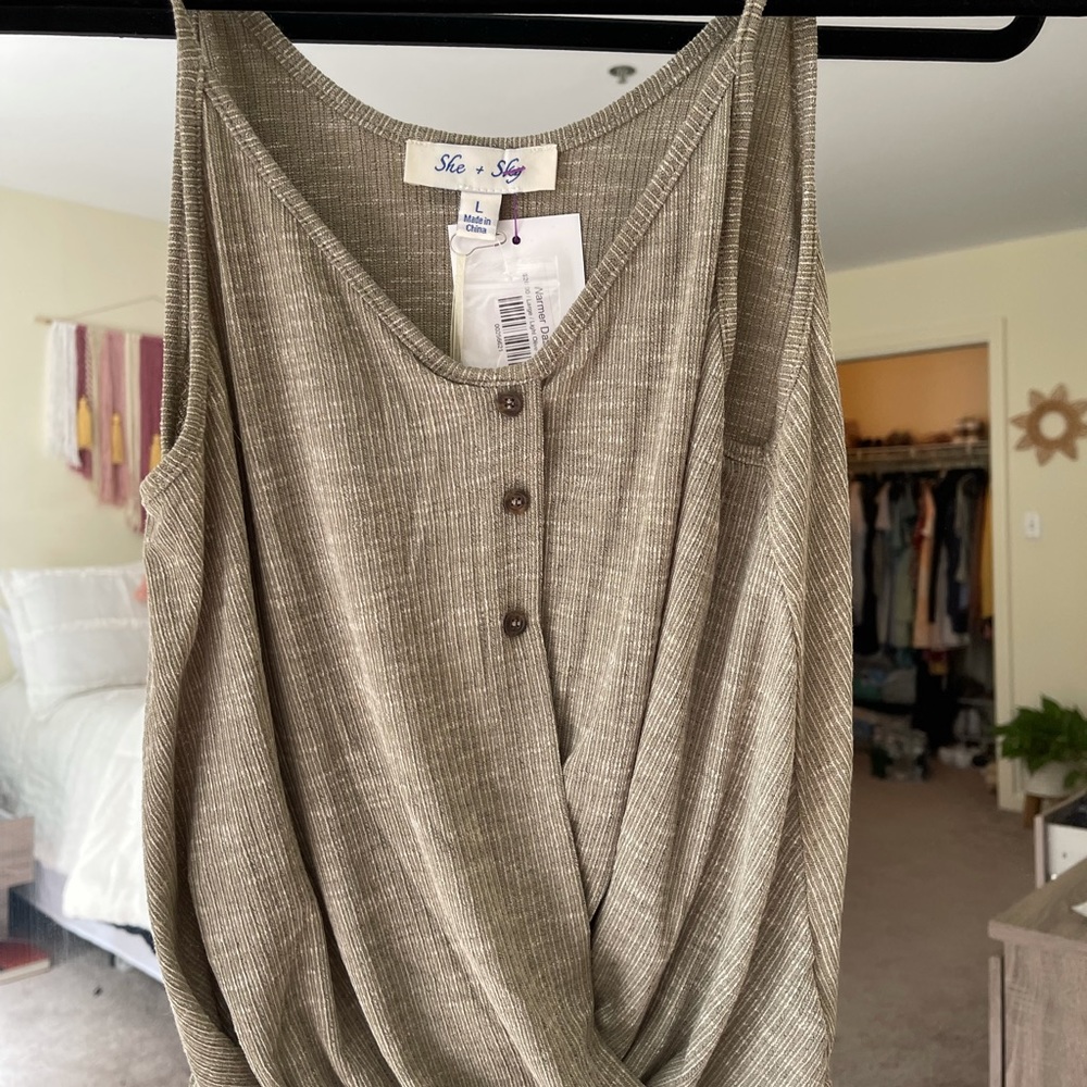 Olive Tank Top